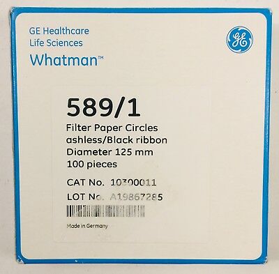 Whatman Filter Paper Black Ribbon Circles (10300045)