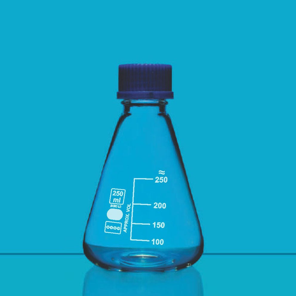 ESAW 9500.13910 Conical Flask With Screw Cap And Liner
