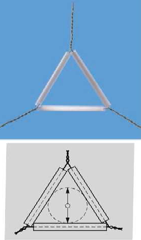 Borosil Quartz Ware, Silica Triangles on Nichrome (3198)