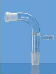 Borosil Adapter, Receiver Bent with Vaccum Connection (8830)