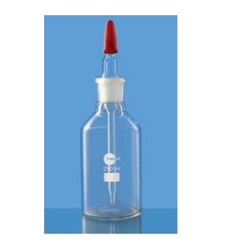 Borosil Dropping with Pipette & Rubber Teat Bottle (1640)