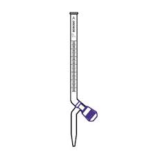 Borosil NABL Class A Boroflo GP, Screw Thread Stopcocks PTFE Keys Amber Burette(2001)