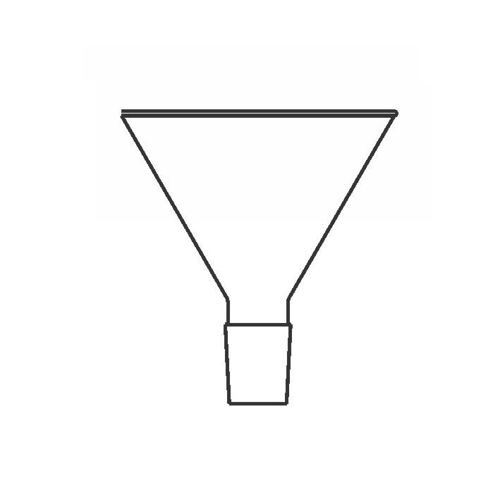 ESAW 9500.1418 Powder Funnel With Cone At Stem