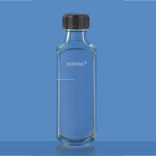 Borosil Bottles, Milk Dilution, Graduated, Screw cap &amp; linear (1370)