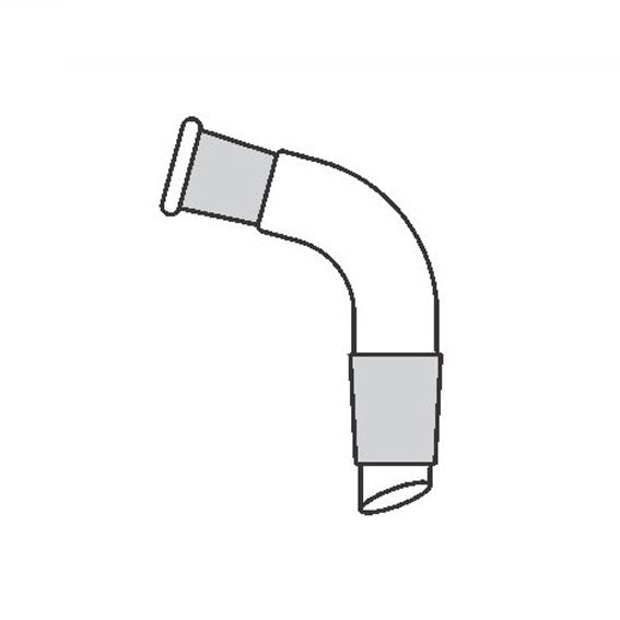 ESAW 9500.22280 Plain Bend Receiver Adapter