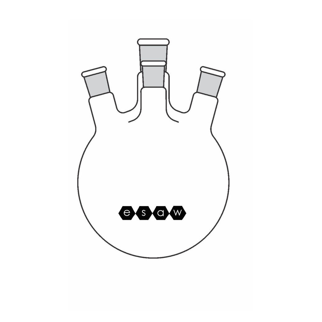 ESAW 9500.13307 Round Bottom Flask with Four Neck