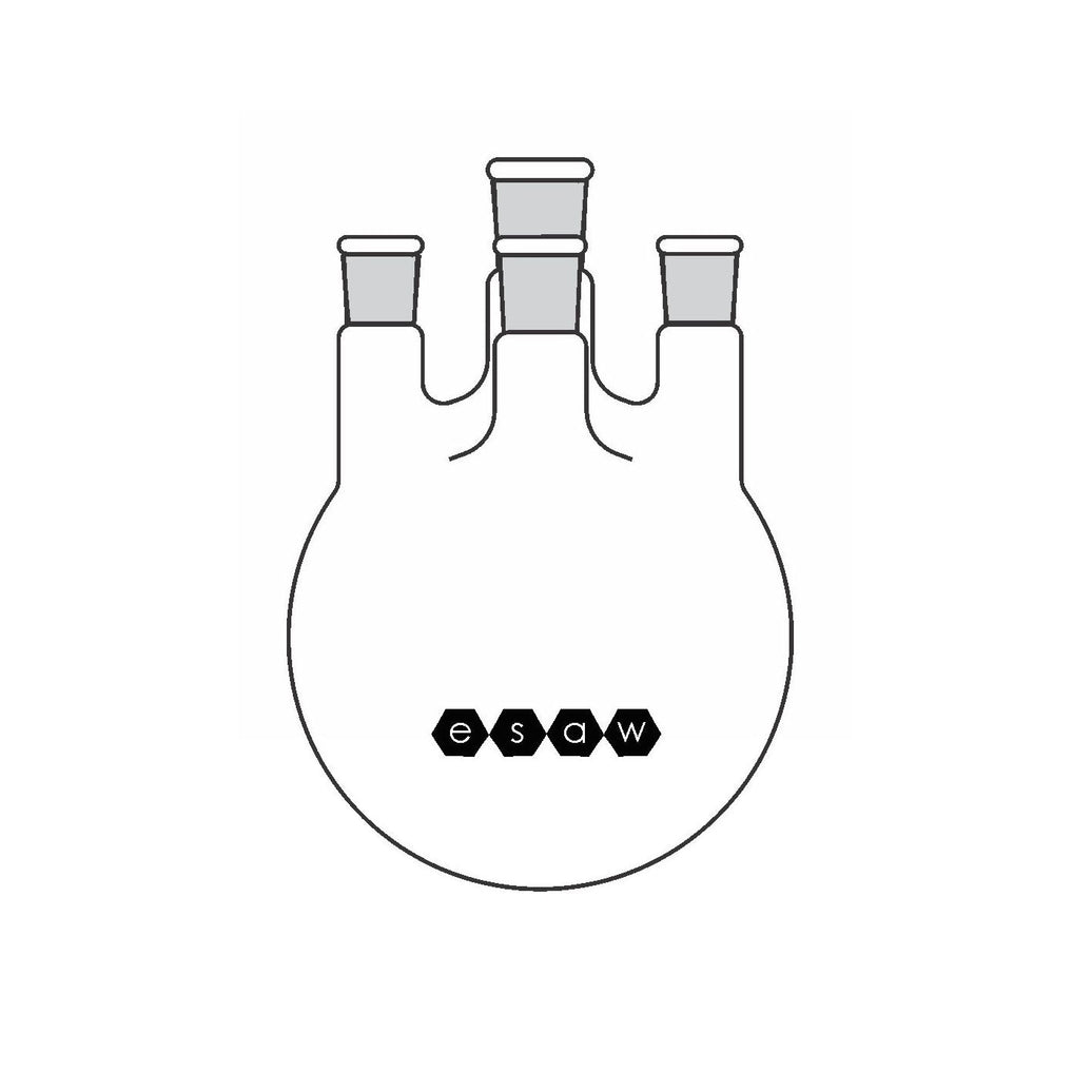 ESAW 9500.13370 Round Bottom Flask with Four Neck
