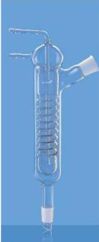 Borosil Friedrichs Condenser, Drip Tip with Interchangeable inner and outer joint (2640)