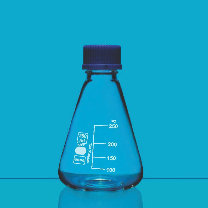 ESAW 9500.13910 Conical Flask With Screw Cap And Liner