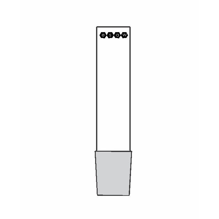 ESAW 9500.131090 Conical Flask Amber Colour