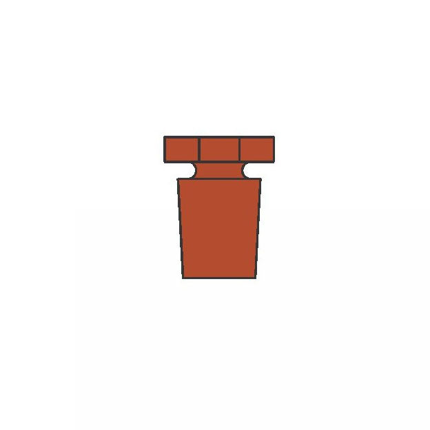 ESAW 9500.132008 Erlenmeyer Graduated Conical Flask Amber Colour