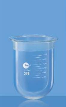 Borosil Flask for Dissolution Apparatus without side cut, with silicon ring (4270-D)