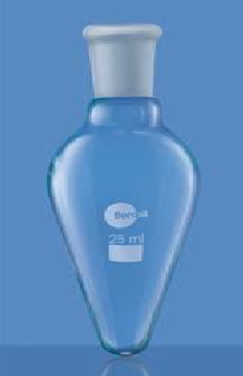 Borosil Boiling Flask with Short Neck and Pear Shaped (4315)