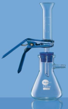 Borosil Filtration Assembly, Glass Filter Holder with Silicon Stopper - 25mm (5370)