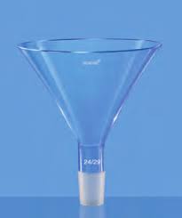 Borosil Funnel for Powder with Cone and Stem (6230)