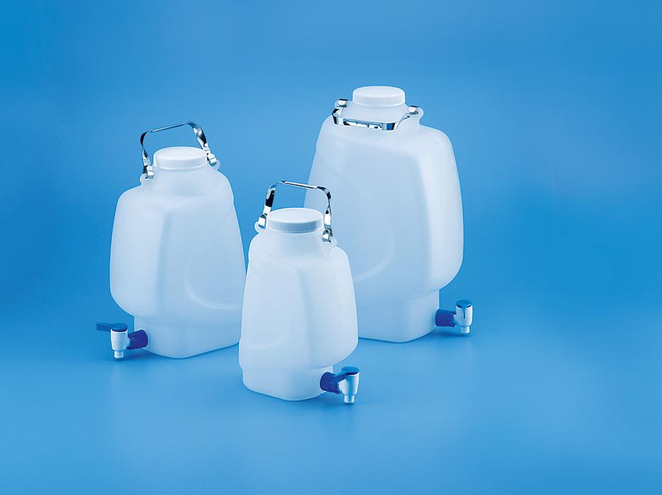 Tarsons Plastic Rectangular Carboy with Stopcock (683240)