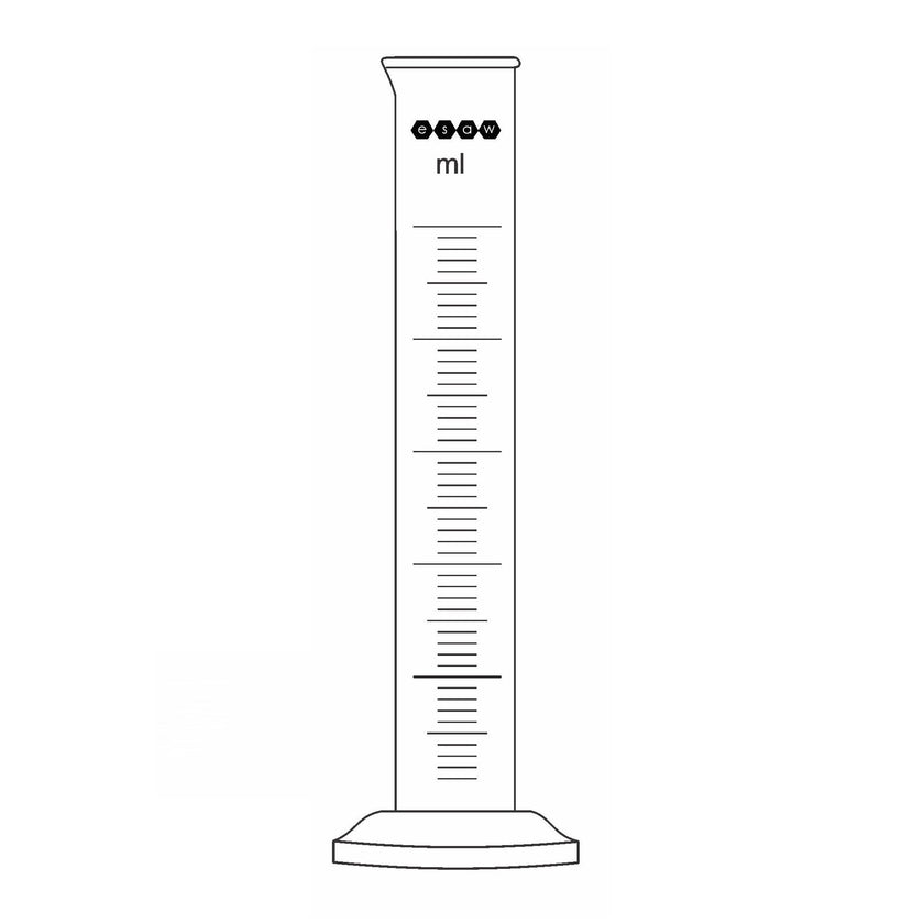 ESAW 9500.9050 Class A Measuring Cylinder With Round Base