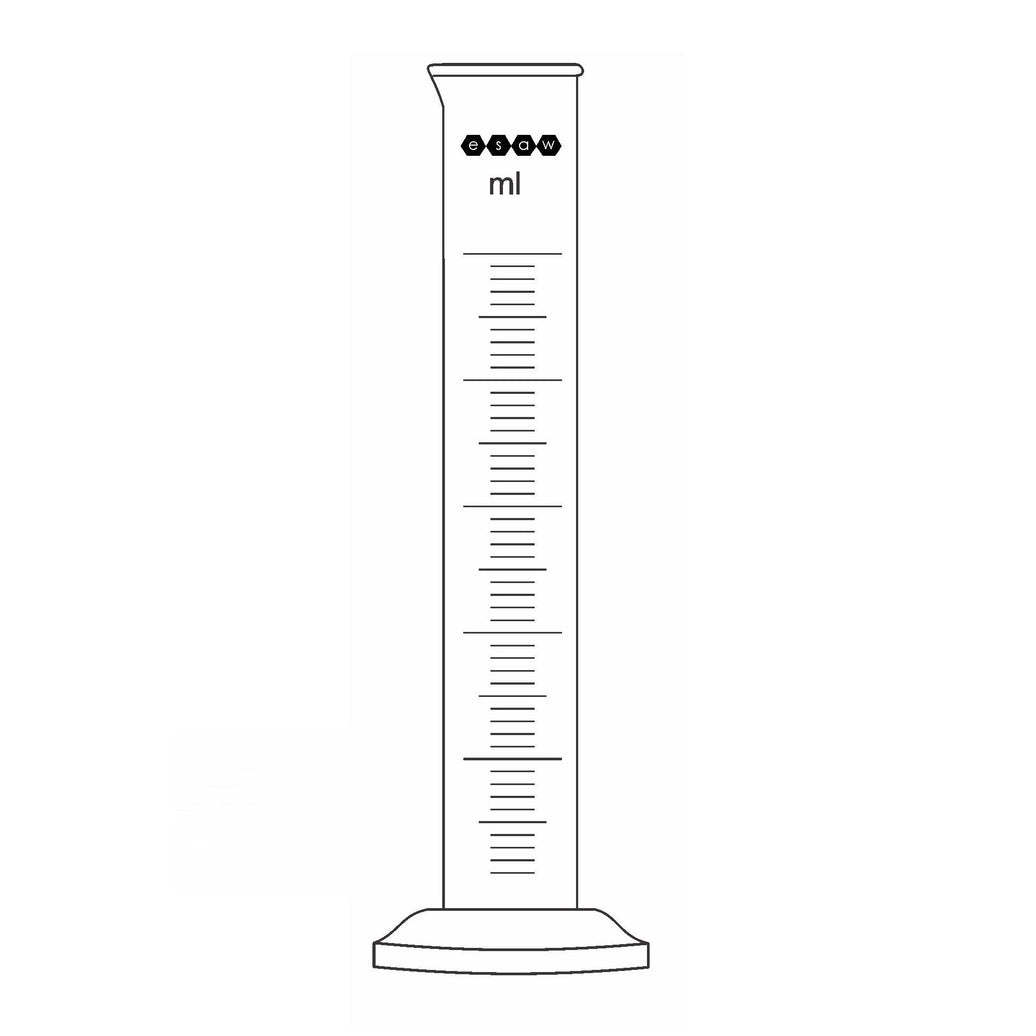 ESAW 9500.9104 Class B Measuring Cylinder With Round Base