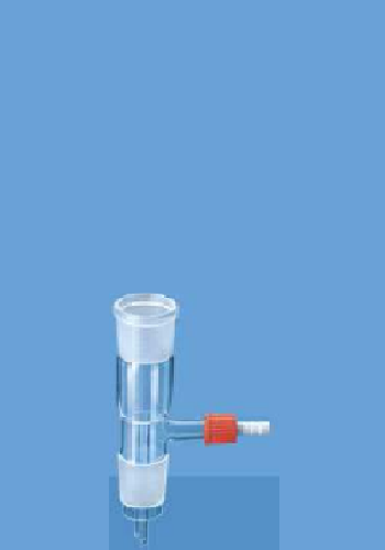 Borosil Receiver Straight With Vacuum Adapter (8838)