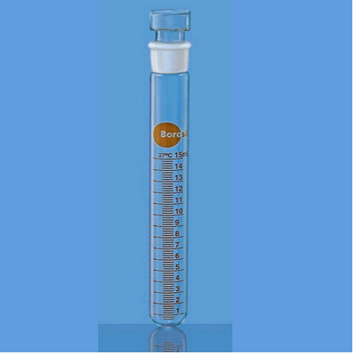 Borosil Test Graduated Tubes with interchangeable Stopper (9830)