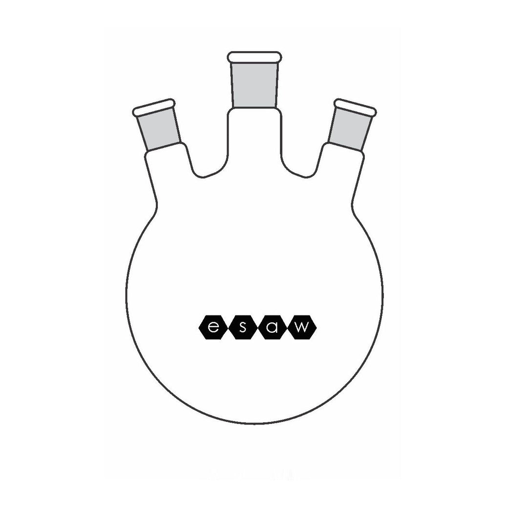 ESAW 9500.13190 Round Bottom Flask with Three Neck