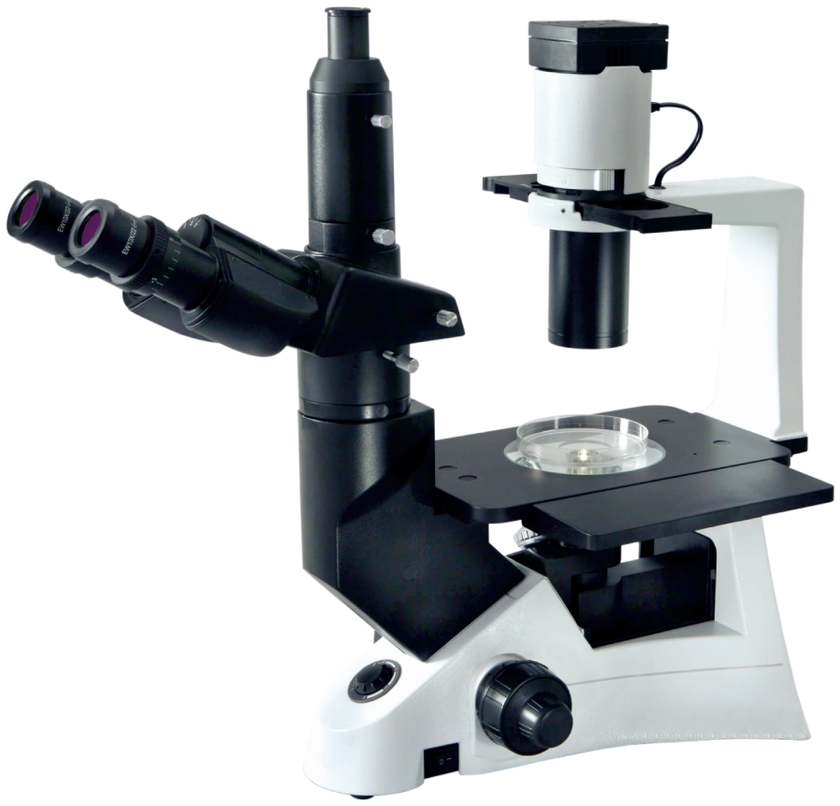 Magnus Inverted Tissue Culture Trinocular LED Microscope (INVI) with Accessories