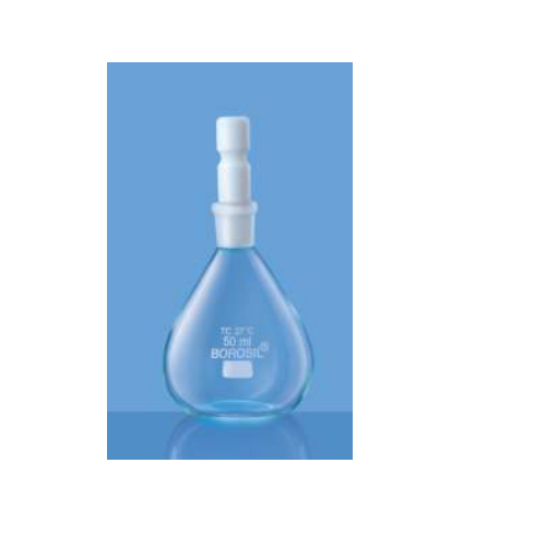 Borosil Relative density, with Capillary bore Interchangeable Teflon stopper Bottle(1625)
