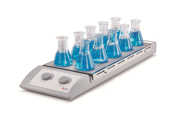 DLAB 8030140000 MS-H-S10 10-Channel Hot Plate And Magnetic Stirrer